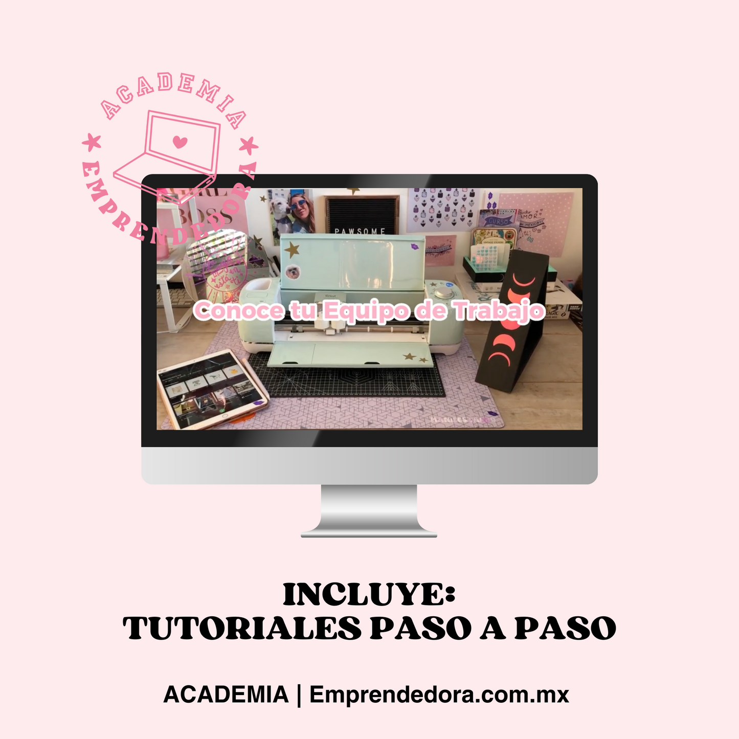Curso Online: CRICUT PARA PEQUEÑOS NEGOCIOS - NIVEL: PRINCIPIANTES