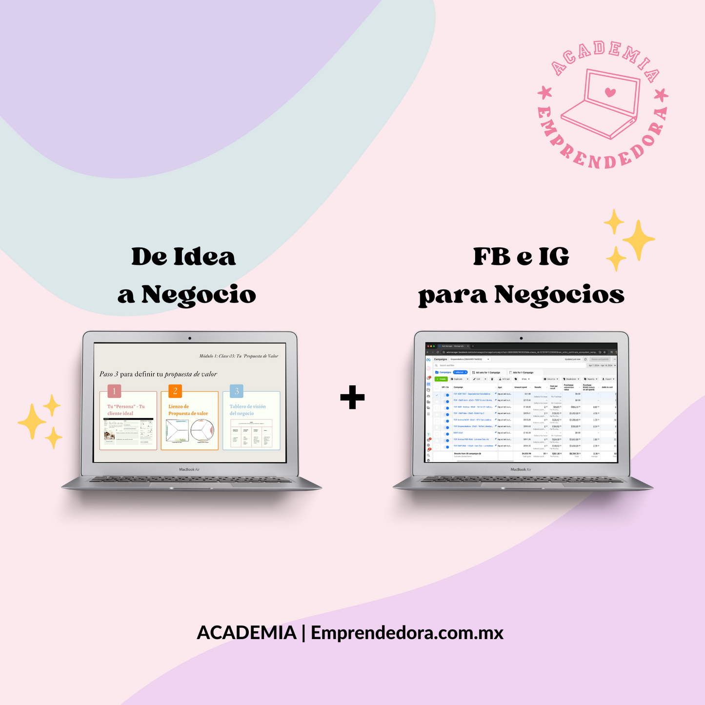 BUNDLE: De Idea a Negocio + Instagram para Negocios